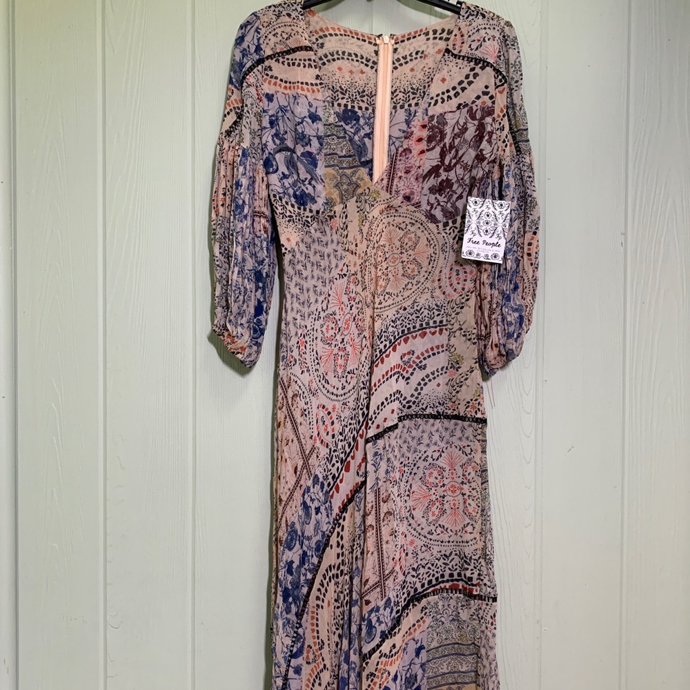 Free People MOROCCAN DREAMs Pieced maxi Dress - Picture 3 of 12